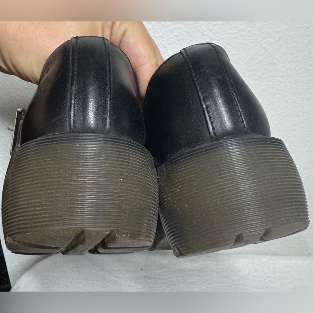 Vintage Dr. Martens 🇬🇧Made in England 8334 Chunky Platform Black Mary Janes US 7 - Picture 10 of 16